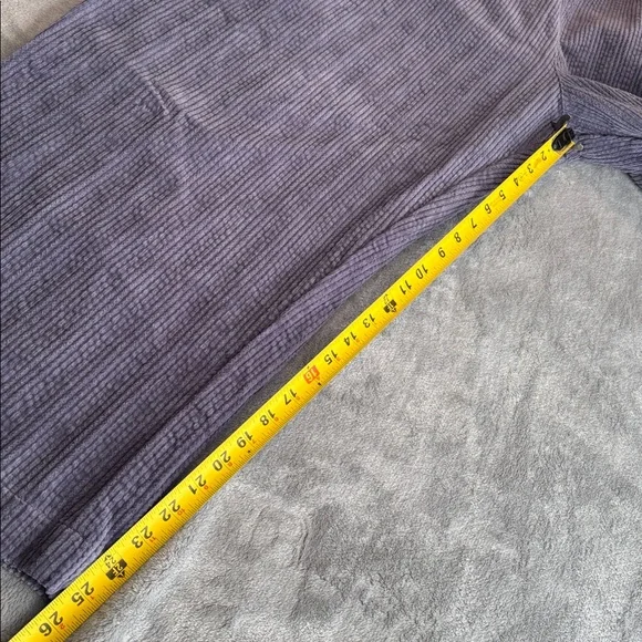 NWOT Lucy & Yak Norris Wide Leg Cotton Corduroy Purple Trousers - Picture 14 of 15